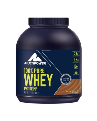 Imagen de 100% Pure Whey Protein - 2000g Café Latte Helado de Vainilla MPower