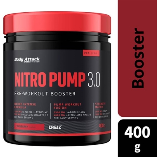 Imagen de NITRO PUMP 400G MELOCOTÓN FRUTA DE LA PASIÓN BODY ATTACK