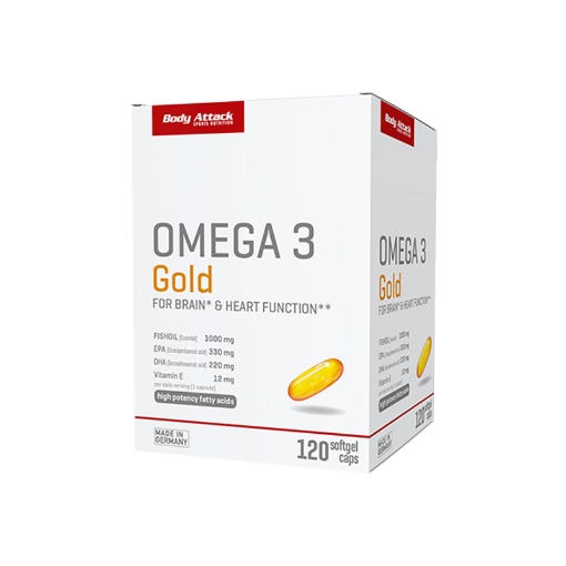 Imagen de OMEGA 3 GOLD - 120 Cápsulas BODY ATTACK