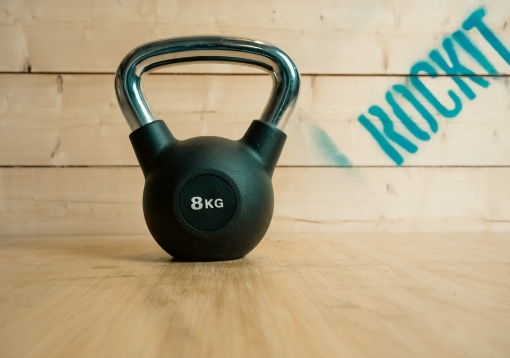 Imagen de Kettlebell negro 8 kg