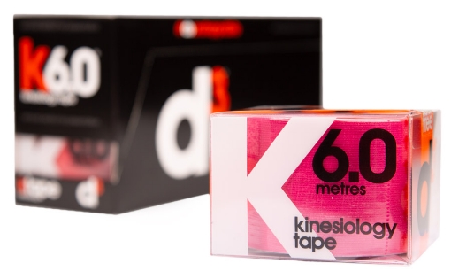 Imagen de K6.0 Cinta Kinesiológica Rosa 5cm x 6m - d3Tape