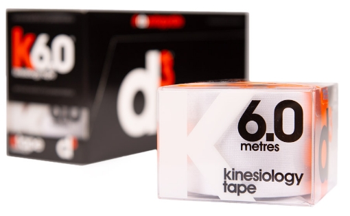 Imagen de K6.0 Cinta Kinesiológica Blanca 5cm x 6m - d3Tape