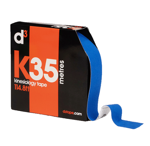 Imagen de K6.0 Cinta Kinesiológica Azul Royal 5cm x 35m - d3Tape