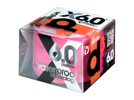 Imagen de X6.0 Cinta Kinesiológica Xtreme Rosa 5cm x 6m - d3Tape