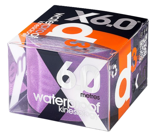 Imagen de X6.0 Cinta Kinesiológica Xtreme Morada 5cm x 6m - d3Tape